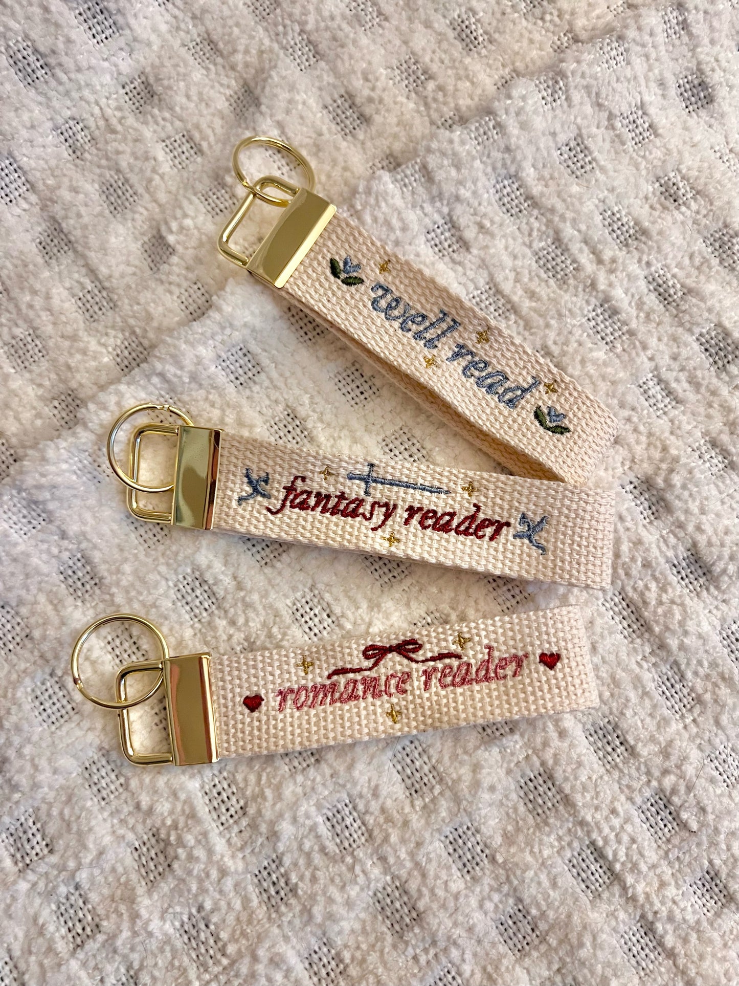 Romance Reader Key Charm image 1
