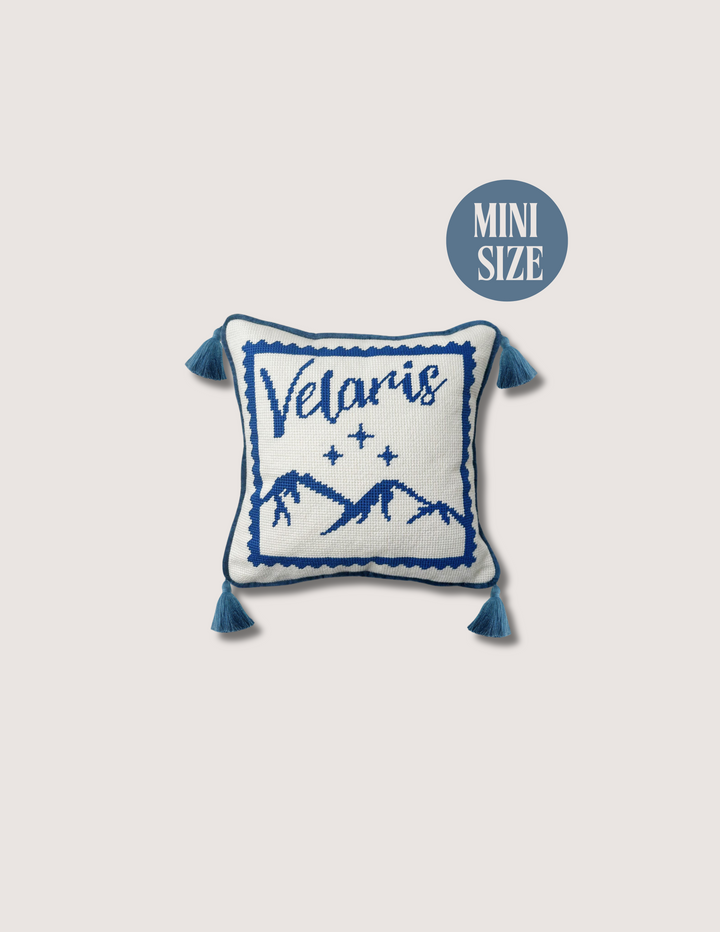 Velaris Stamp Mini Needle Point Pillow (PREORDER)