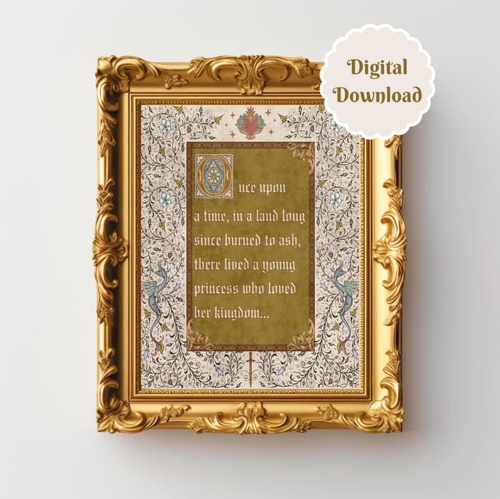 Throne of Glass Scroll Print (DIGITAL 8X10)
