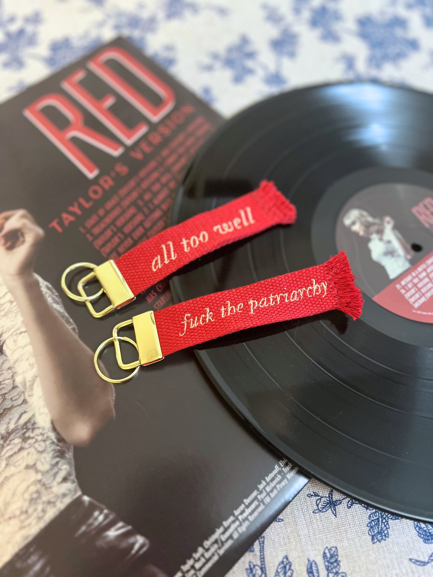 Red Scarf Key Chain