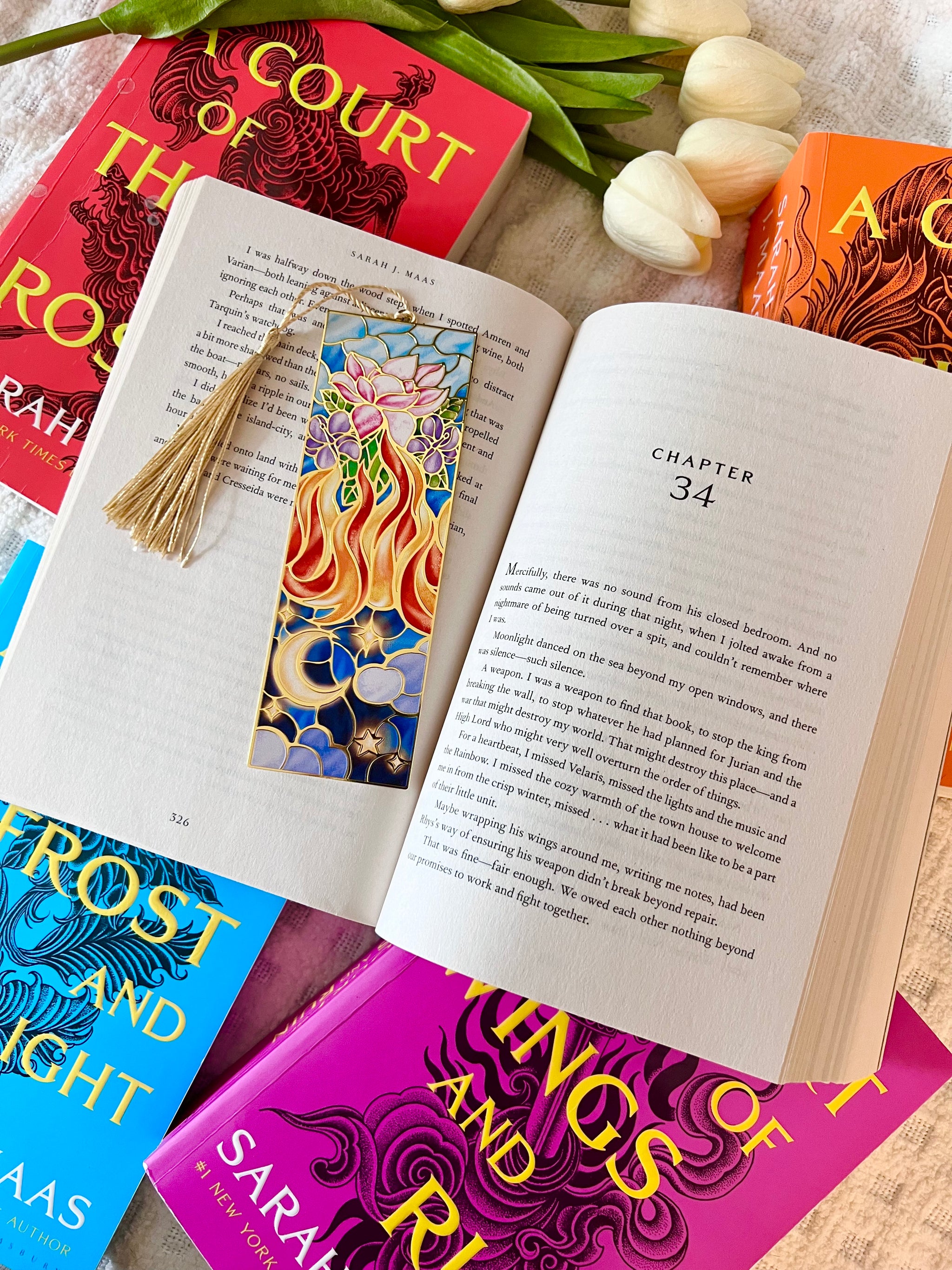 Feyre's Dresser Stained Glass Bookmark